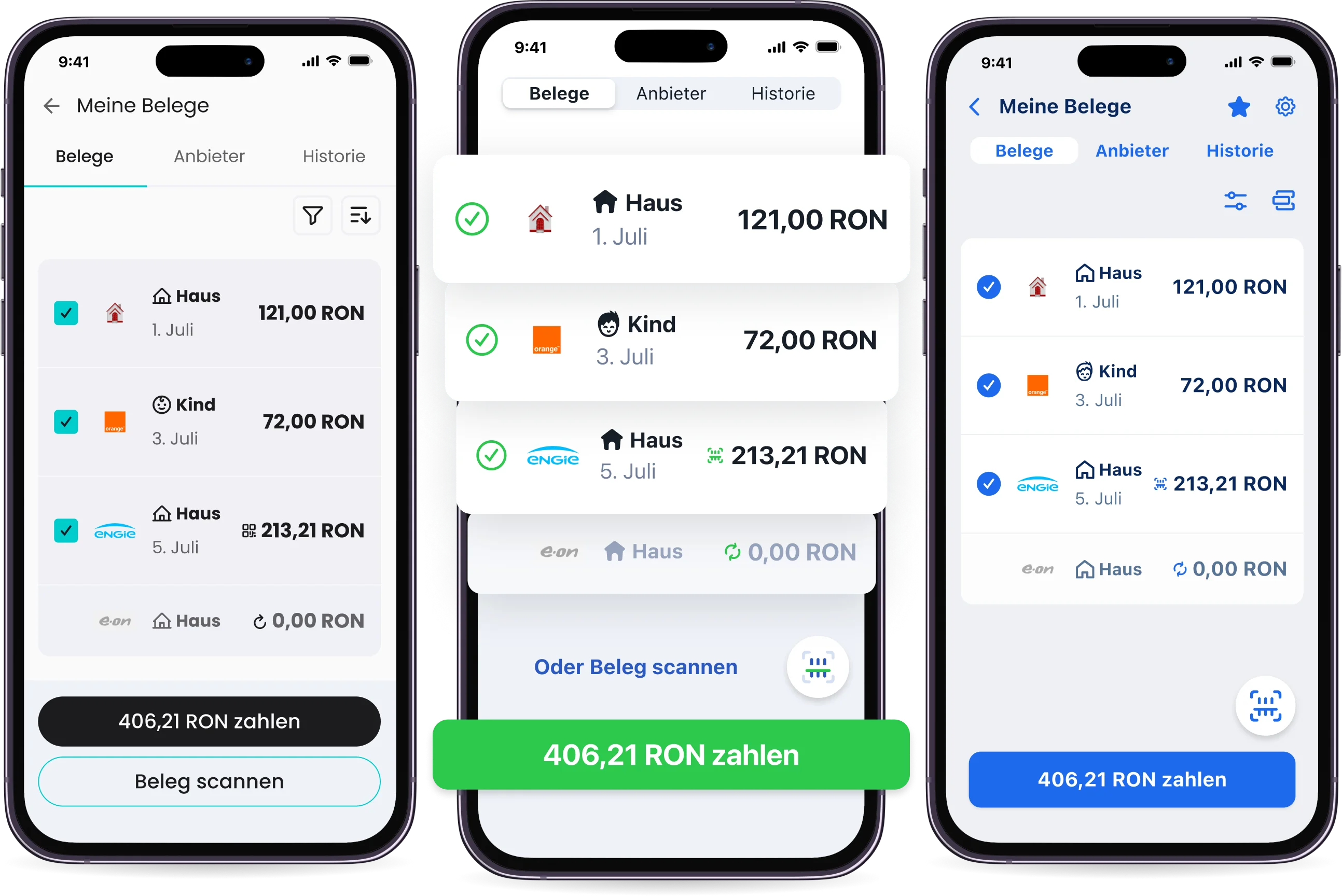 Pago-Integration auf mehreren Geräten