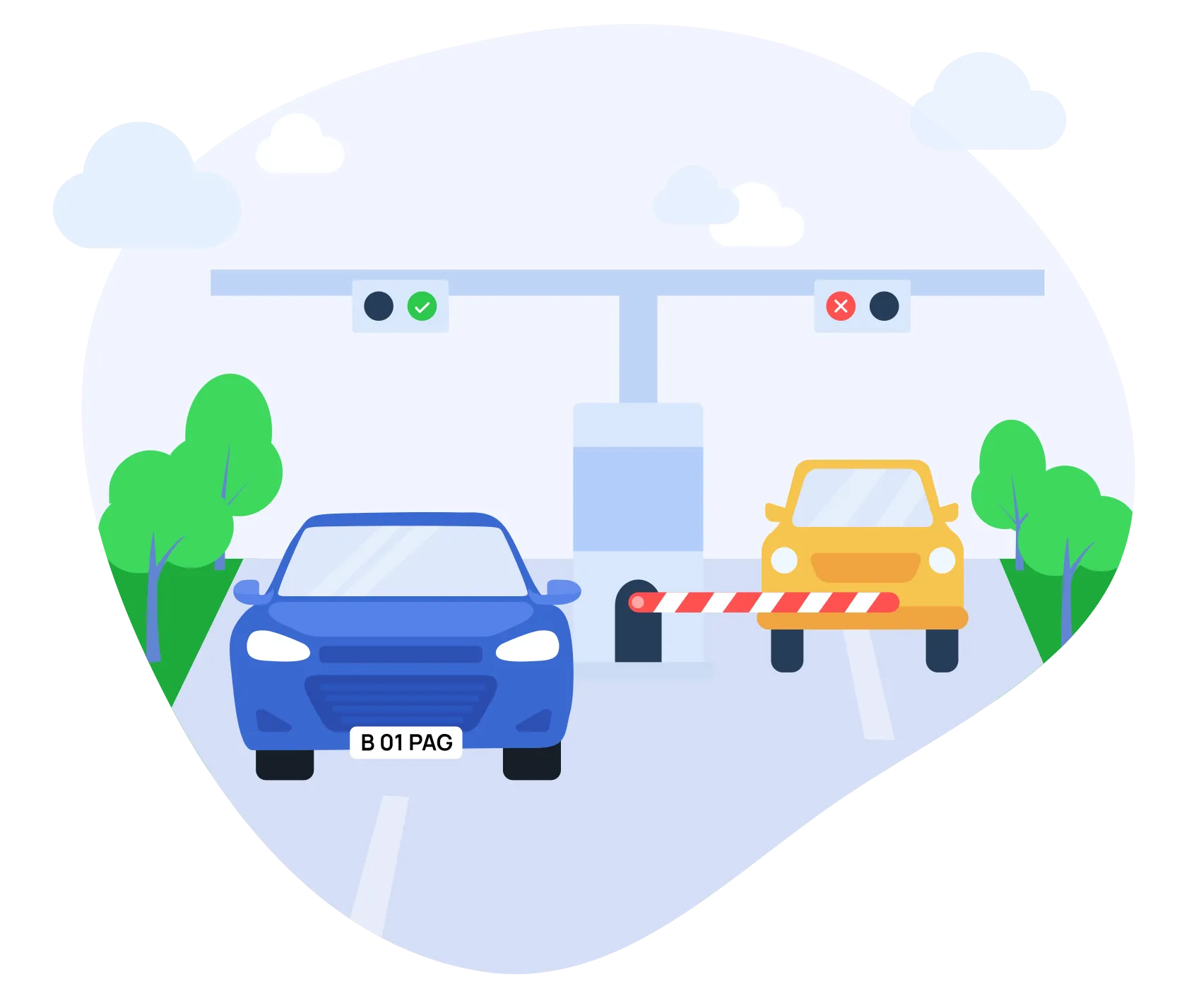 Ilustrație trecere pod Fetești