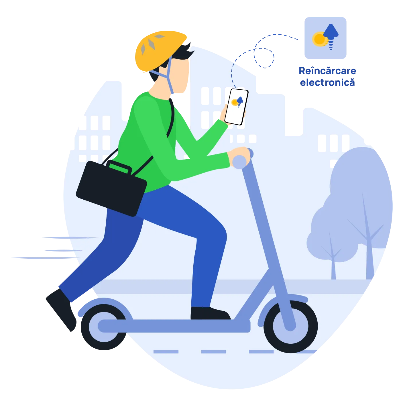 Ilustrație reîncărcare cartelă prepay