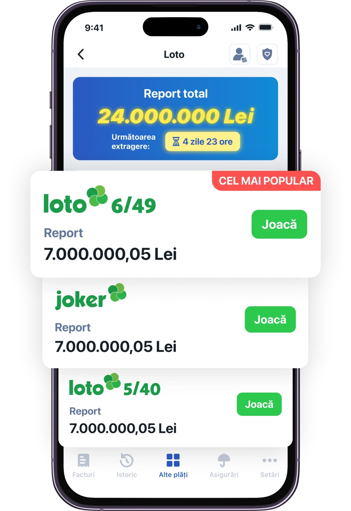 Loto în Pago